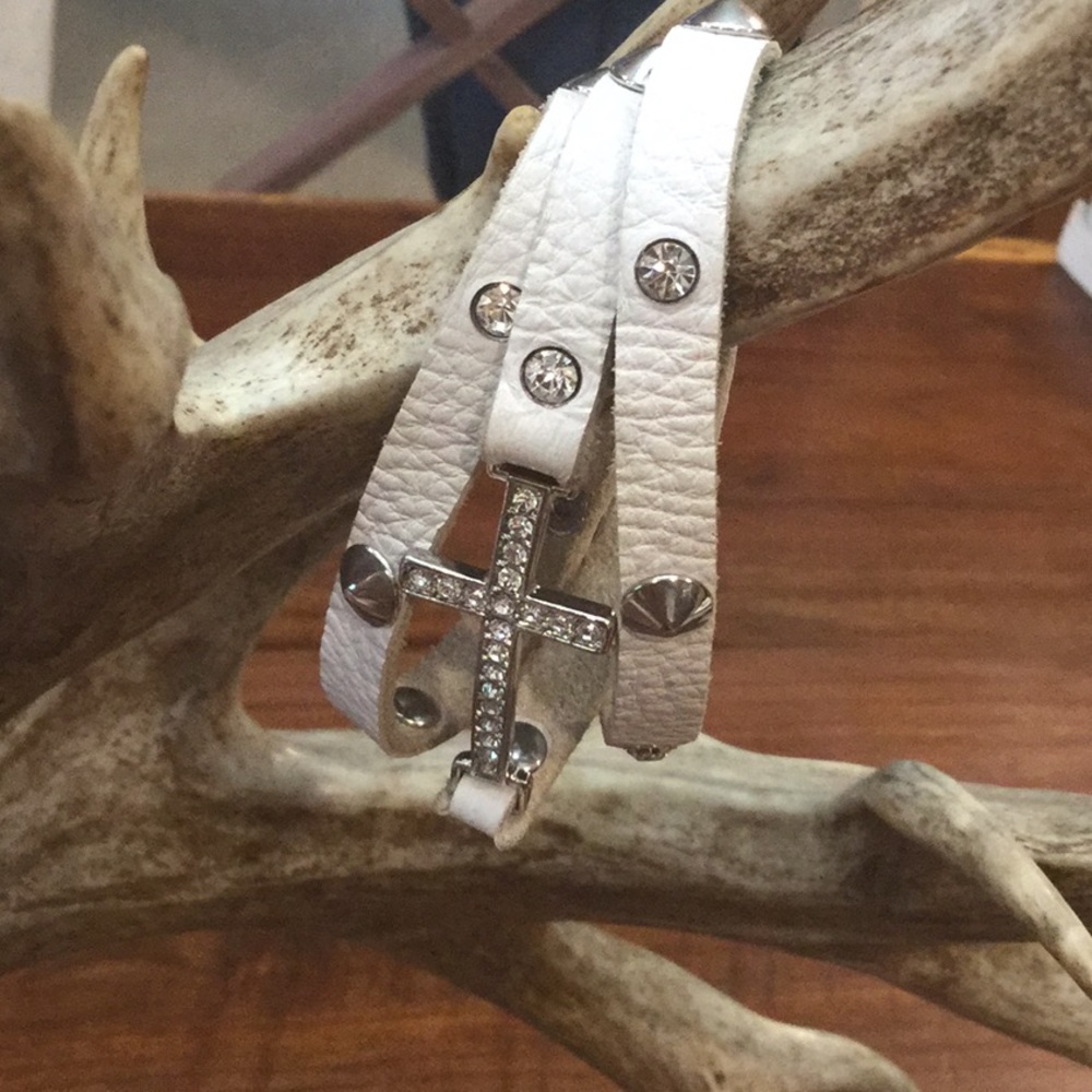 Park lane cross wrap bracelet